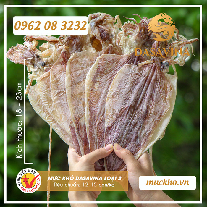 Những con mực được chọn lọc kỹ lưỡng, chất lượng ngon nhất